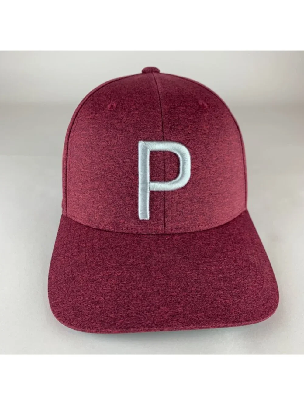 Puma Golf Mens Burgundy Snapback Adjustable Hat